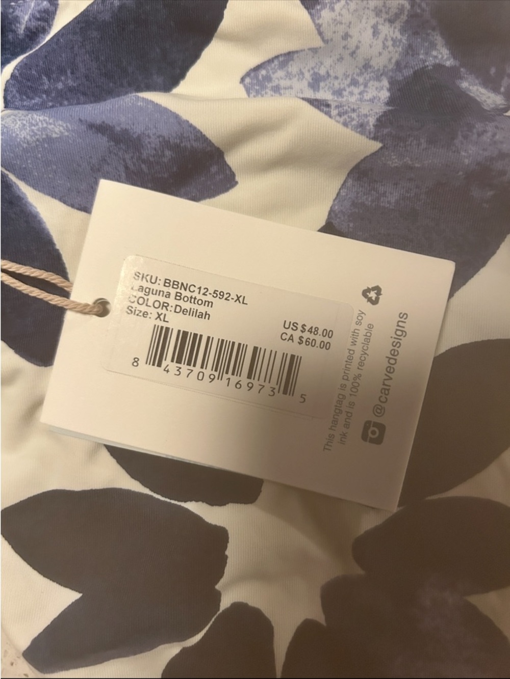 NWT Carve designs Laguna bottom in Delilah print - Picture 6 of 6